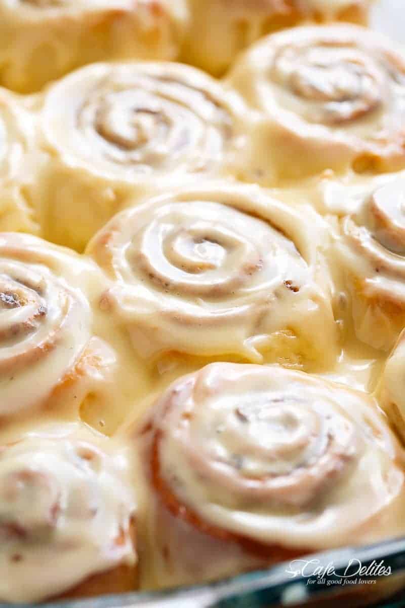 Fast-Rise Cinnamon Rolls: Deliciously Soft with Cream Cheese Glaze